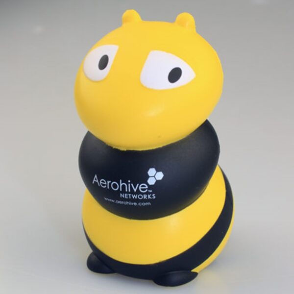 PU Cartoon Bee Shape Stress Reliever