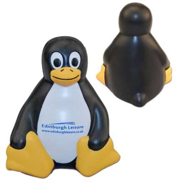 PU Sitting Penguin Shape Stress Reliever