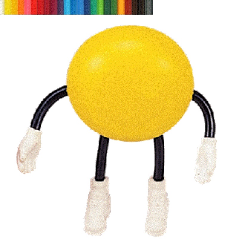 Yellow Pill Activity Man Stress Reliever