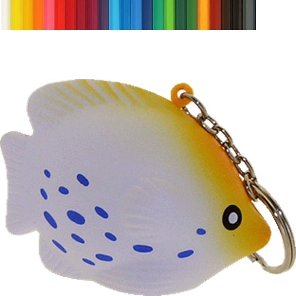 Cute Tropical Fish Stress Reliever Keychain