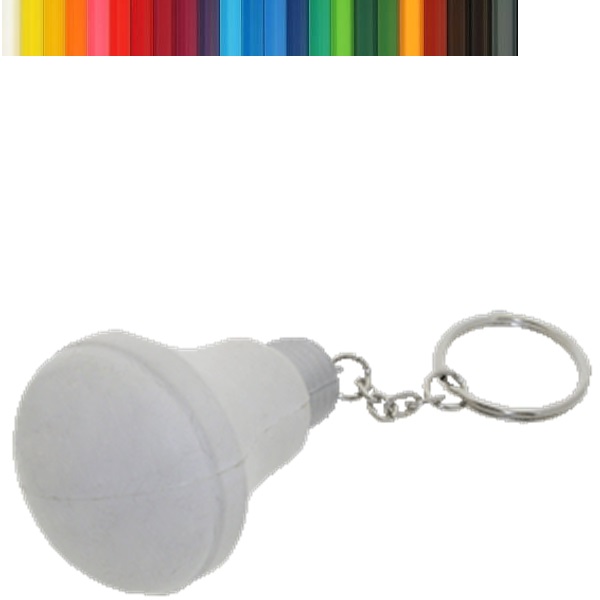 Light Bulb Stress Reliever Keychain