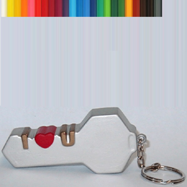 Love Lock Stress Reliever Keychain