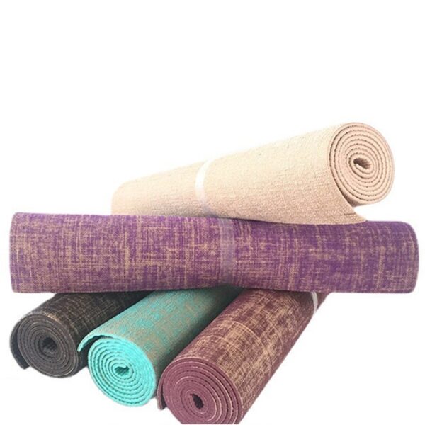 PVC Jute Yoga Mat