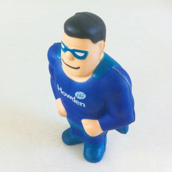 PU Foam Superman Shaped Stress Reliever with Customized Logo