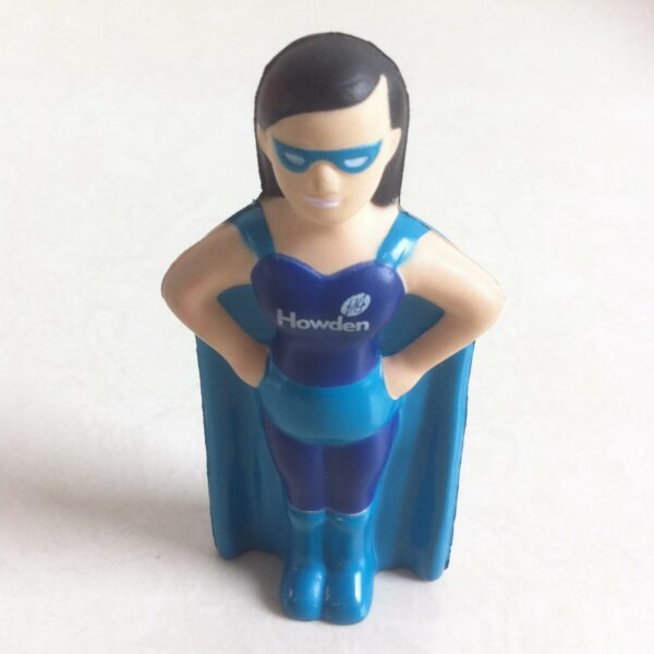 PU Foam Superwoman Shaped Stress Reliever with Customized Logo