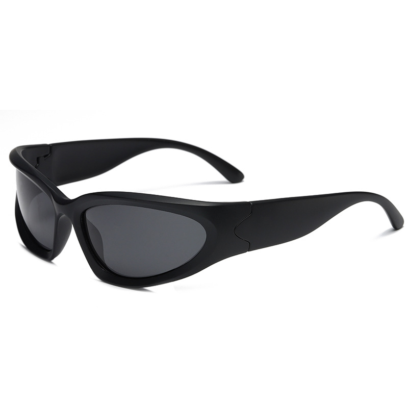 Coated Wraparound Sports Sunglasses