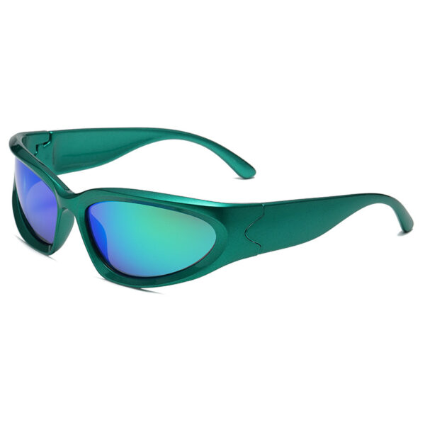 Coated Wraparound Sports Sunglasses