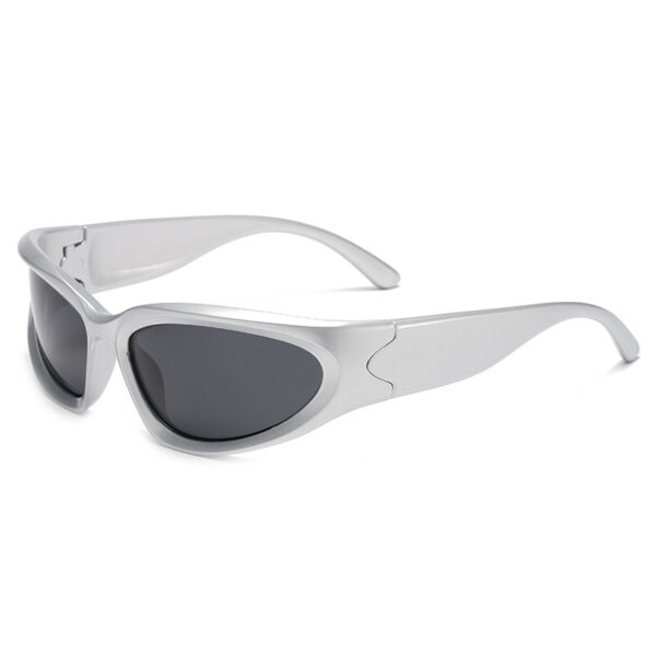 Coated Wraparound Sports Sunglasses