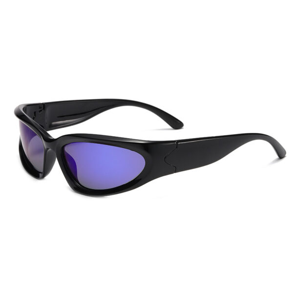 Coated Wraparound Sports Sunglasses