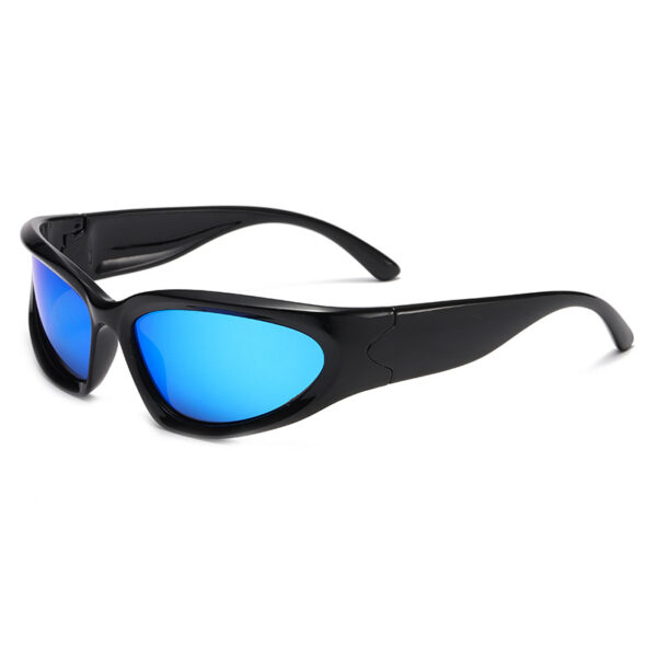 Coated Wraparound Sports Sunglasses