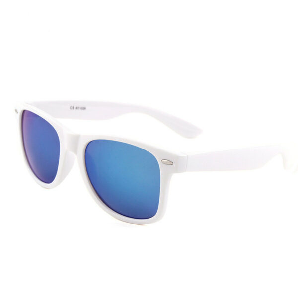 Customized White Sunglasses with Rice Studs