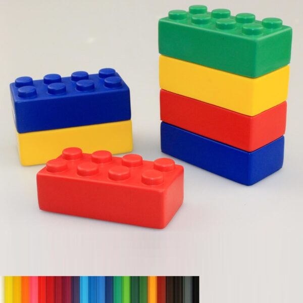 New PU Foam Building Block Shaped Stress Reliever