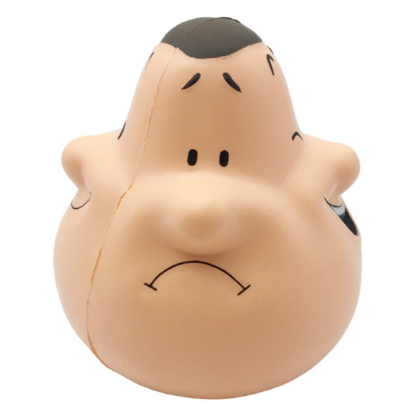 PU Foam Four Moods Face Shaped Stress Reliever