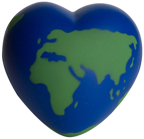 PU Foam World Heart Shaped Stress Reliever - Image 2