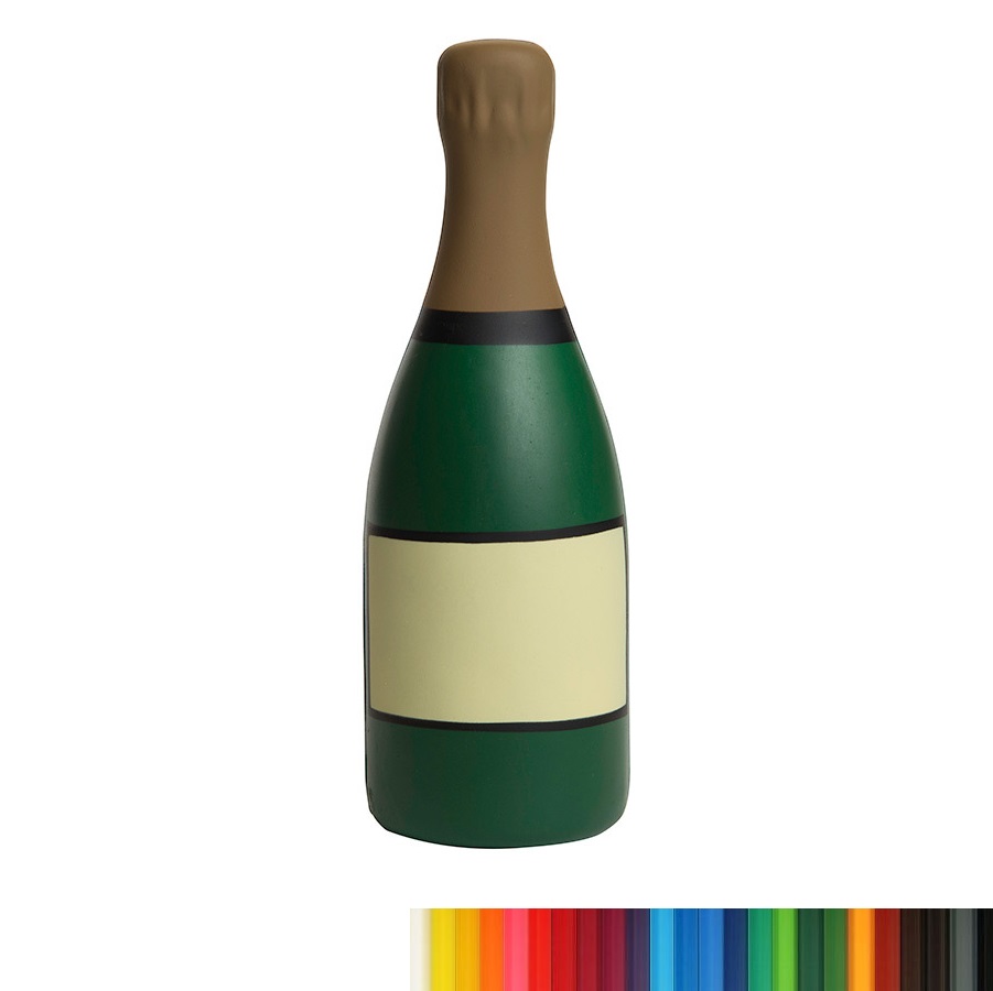 New PU Foam Champagne Bottle Shaped Stress Reliever