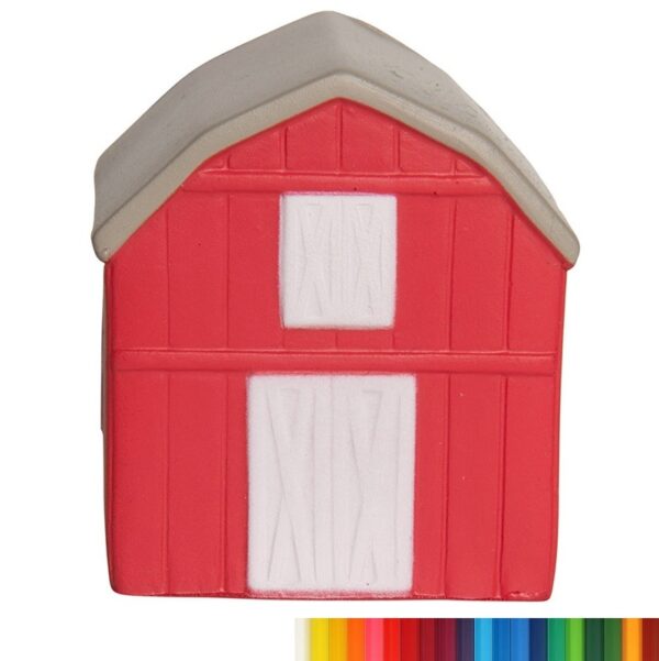 PU Foam Customized Barn Shaped Stress Reliever