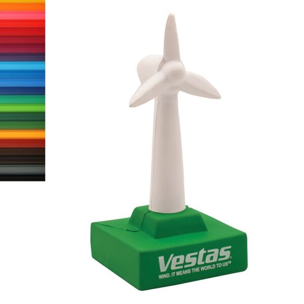 PU Foam Wind Turbine Shaped Stress Reliever