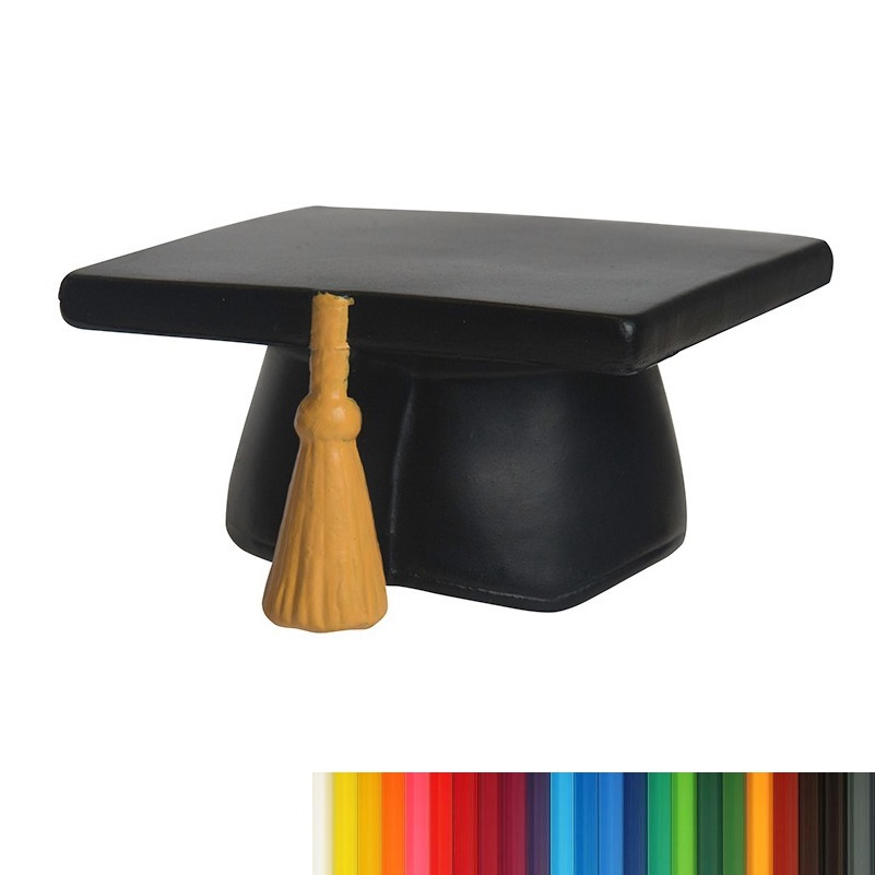 PU Foam Customized Graduation Hat Shaped Stress Reliever