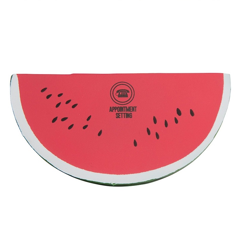 New PU Foam Watermelon Shaped Stress Reliever