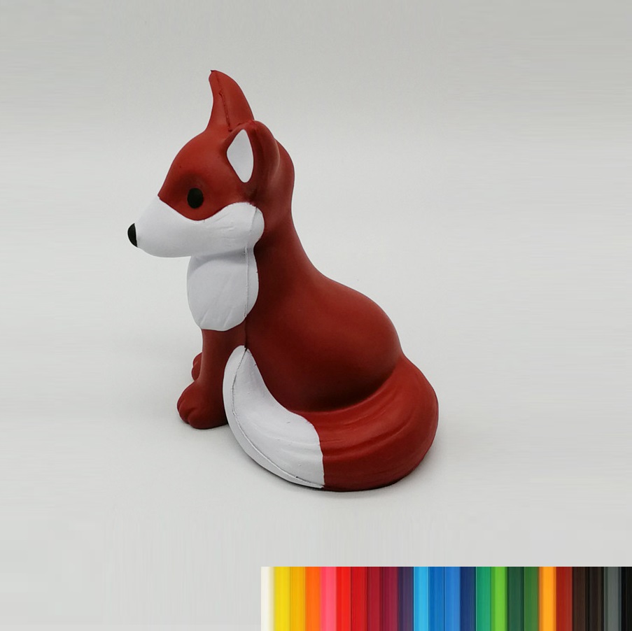 PU Foam Fox Shaped Stress Reliever