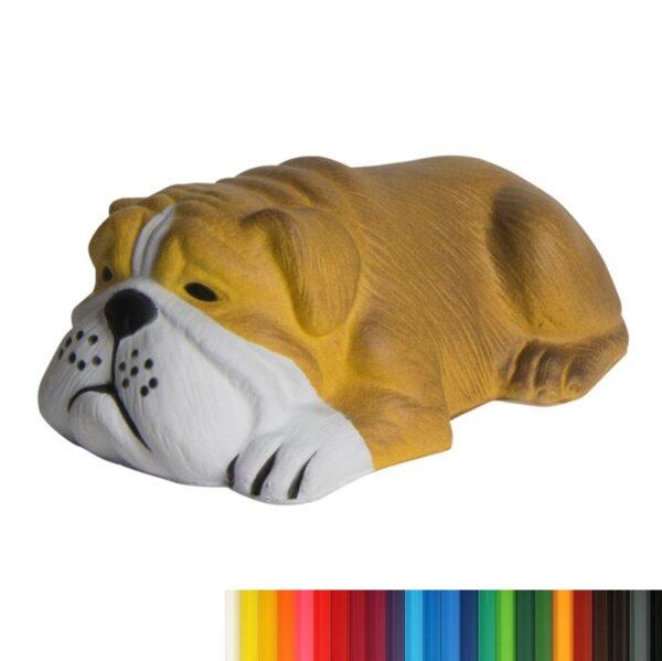 PU Foam Dog Lying Down Shaped Stress Reliever