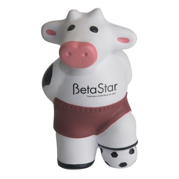 New PU Foam Soccer Cow Shaped Stress Reliever