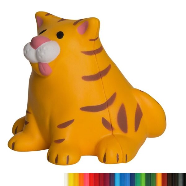 New PU Foam Fat Cat Shaped Stress Reliever