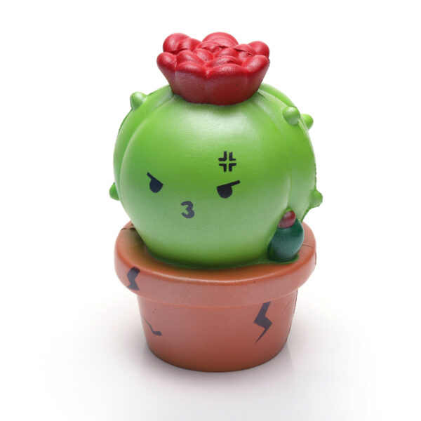 PU Slow-Rebound Angry Cactus Stress Relief Toy