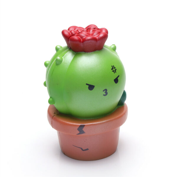 PU Slow-Rebound Angry Cactus Stress Relief Toy