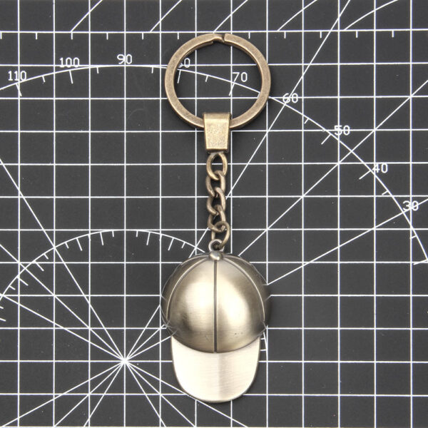 Copper Alloy Baseball Cap Keychain Charm