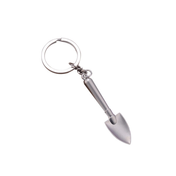 Zinc Alloy Shovel Keychain Charm