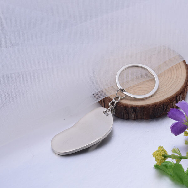 Zinc Alloy Flip-Flop Keychain Charm