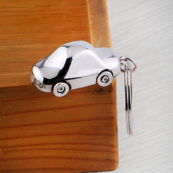 Zinc Alloy 3D Car Keychain Charm