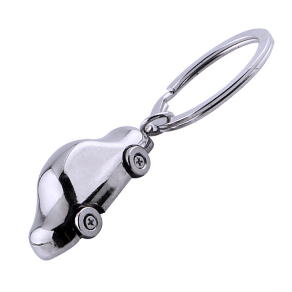 Zinc Alloy 3D Car Keychain Charm