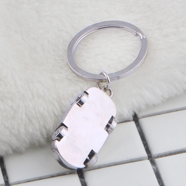 Zinc Alloy 3D Car Keychain Charm