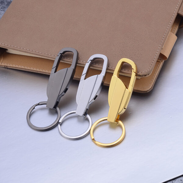 Zinc Alloy Metal Hook Keychain