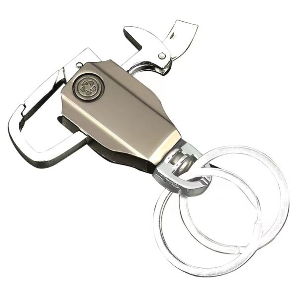 Zinc Alloy Rotatable Multifunctional Keychain