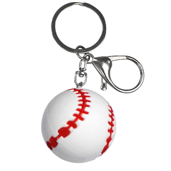 PVC Soft Baseball Keychai