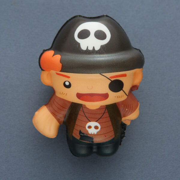 PU Halloween Pirate Stress Relief Toy