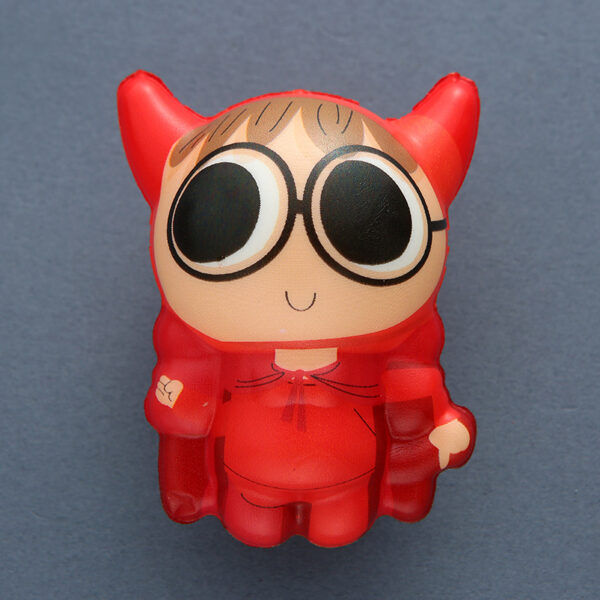 PU Halloween Red Superheroine Stress Relief Toy