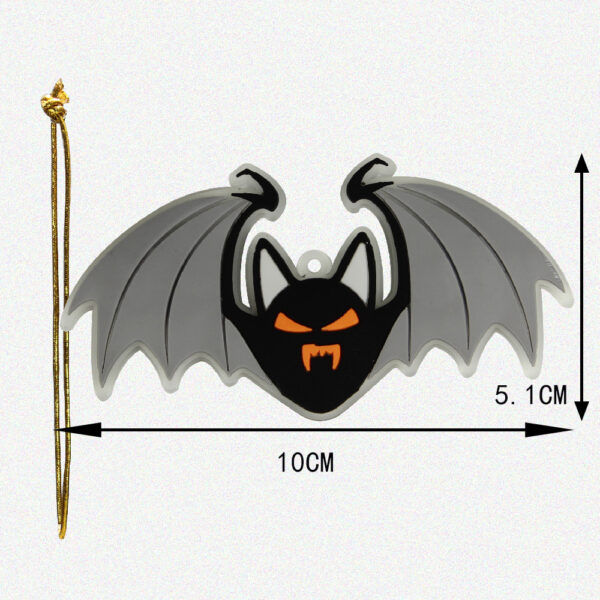 Silicone Horror Bat Keychain Charm