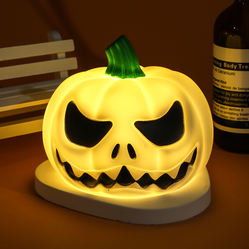 Halloween LED Scary Pumpkin Head Atmosphere Light