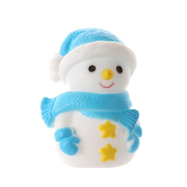 PVC Blue Snowman Night Light