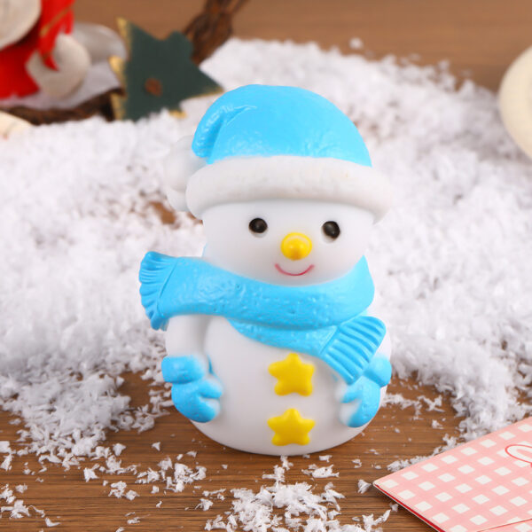 PVC Blue Snowman Night Light