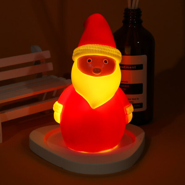 PVC Santa Claus Atmosphere Night Light