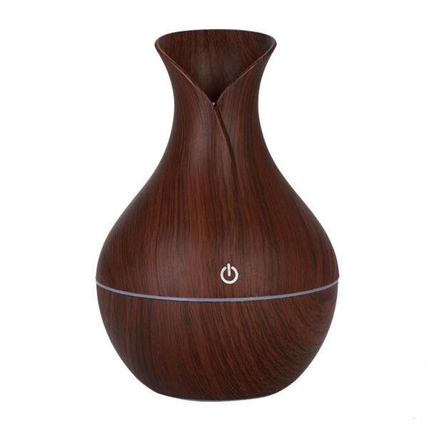 PVC Wood Grain LED Silent Aromatherapy Humidifier