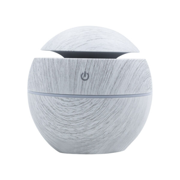 PVC Wood Grain Silent Aromatherapy Spherical Humidifier