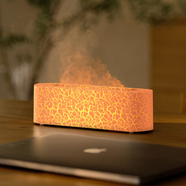 Realistic 3D Flame Lava Aroma Diffuser Humidifier