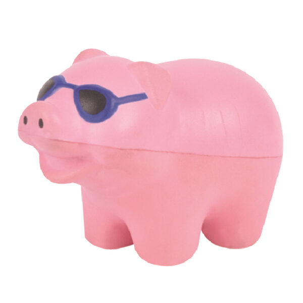 PU Pig Stress Relief Toy with Glasses