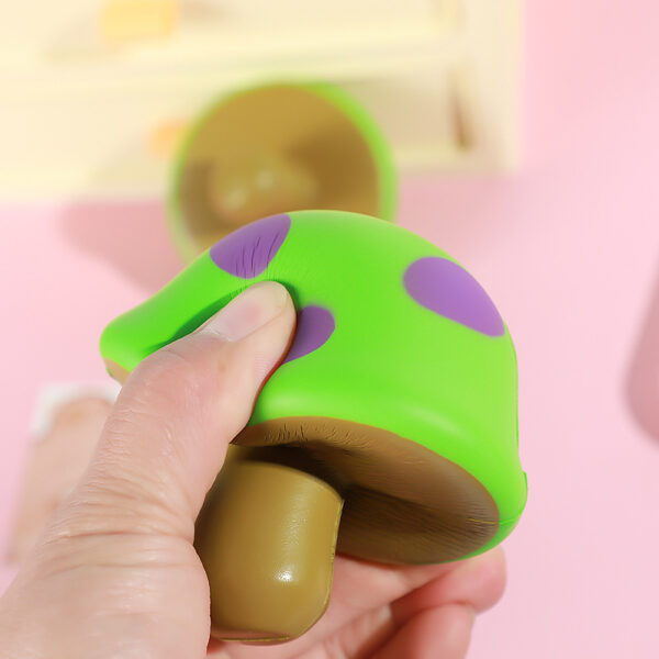 PU Slow-Rebound Mushroom Stress Relief Toy